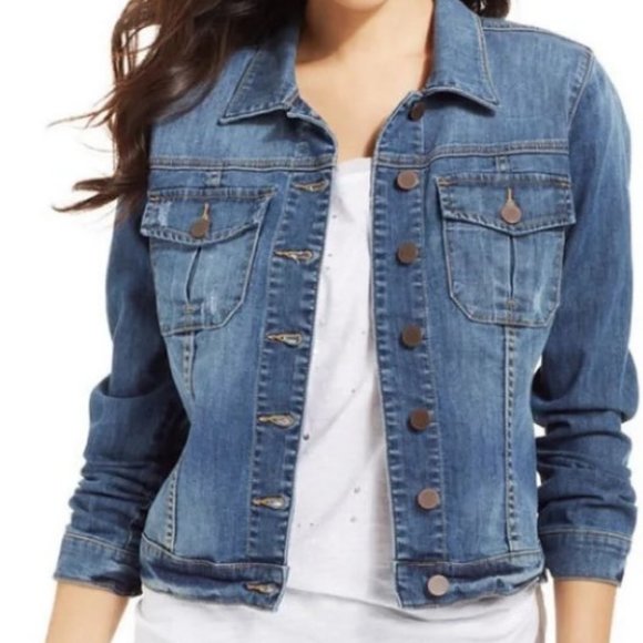 Kut from the Kloth Jackets & Blazers - Kut from the Kloth Amelia Jacket Denim Jean EUC Size Med